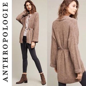 MOTH | Oversized Wool Cardigan with Front Tie L